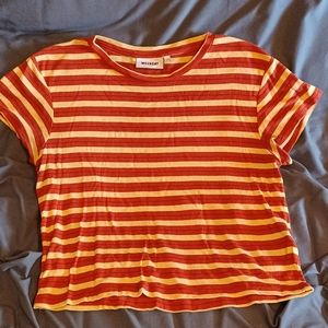 Weekday Striped Tee Size S